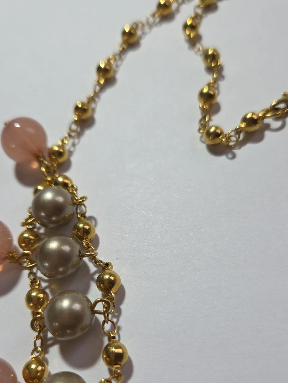 J. Crew Costume Jewelry Gold-tone Beaded Necklace